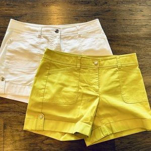 White House Black Market shorts.